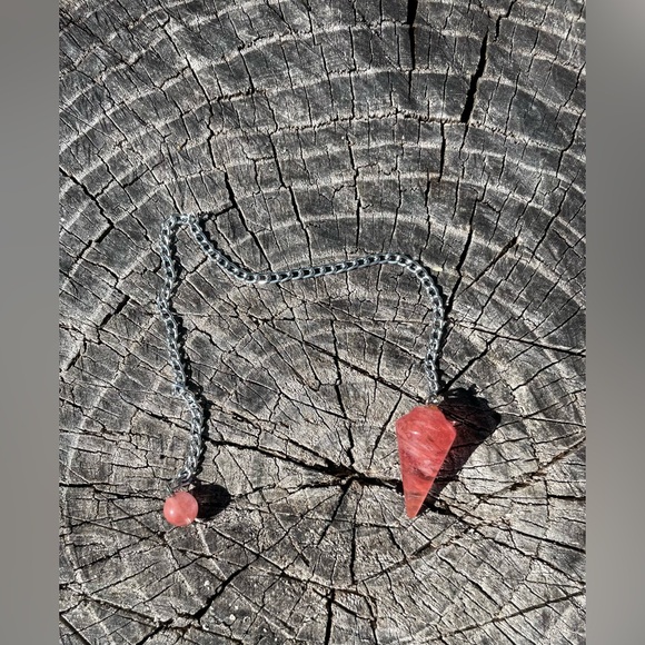 🍒Cherry Quartz Pendulum - Picture 5 of 6